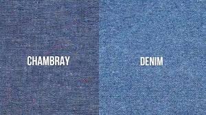 Difference between denim and chambray