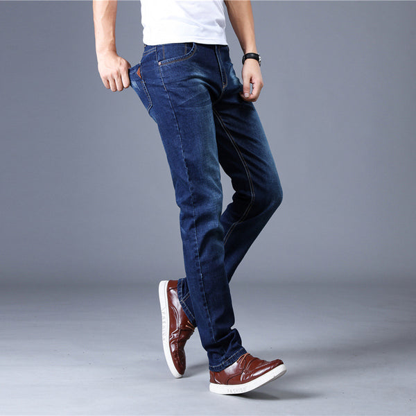 Straight-leg Stretch Jeans